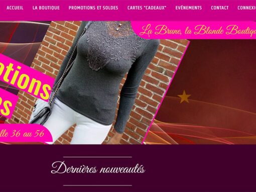 La boutique de la Brune et la Blonde