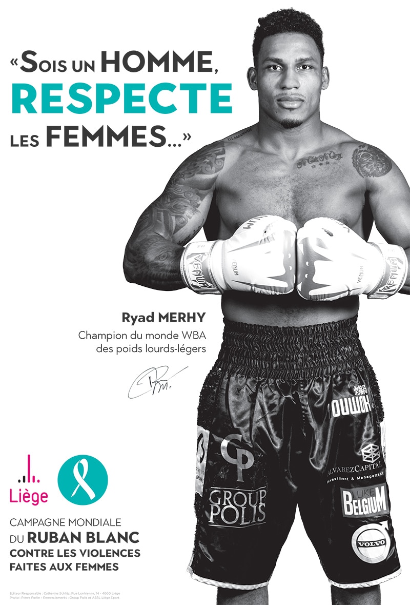 Ruban Blanc, affiche Decaux